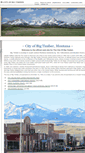 Mobile Screenshot of cityofbigtimber.com